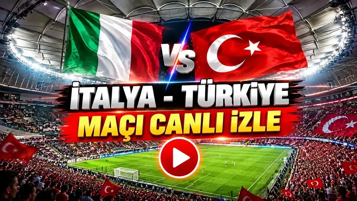 İTALYA-TÜRKİYE MAÇI CANLI İZLE | Milli maç ATV şifresiz, HD canlı yayın izleme ekranı: Türkiye maç kadrosun...